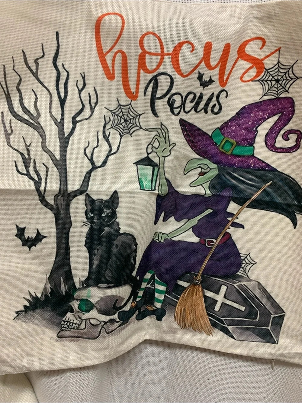 Halloween Purple Pumpkin Decorative Throw Covers